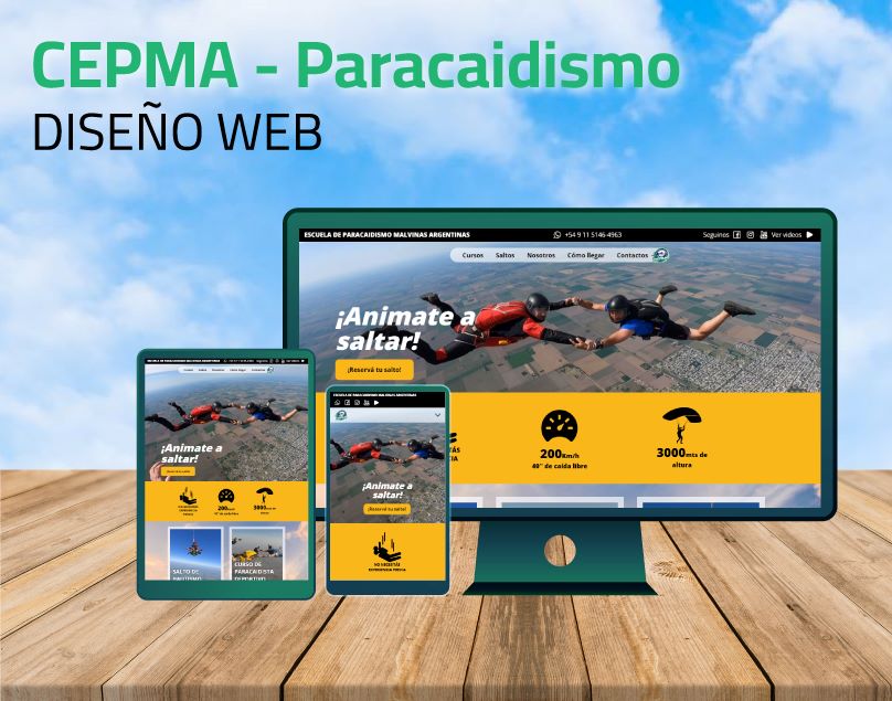 pagina institucional CEPMA paracaidismo