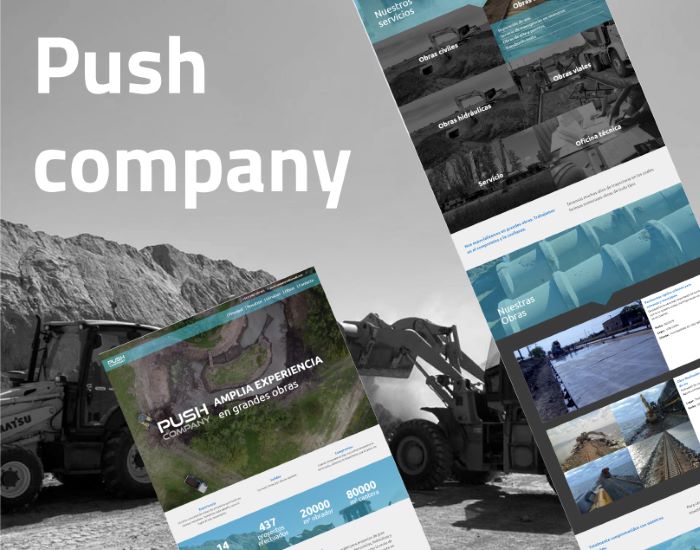 pagina institucional Push Company